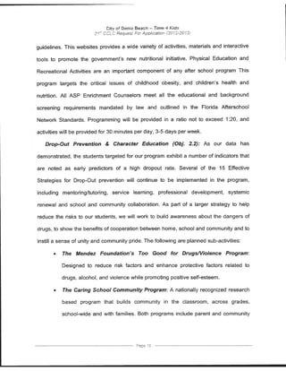 Florida Department of Education Project Award