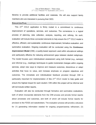 Florida Department of Education Project Award