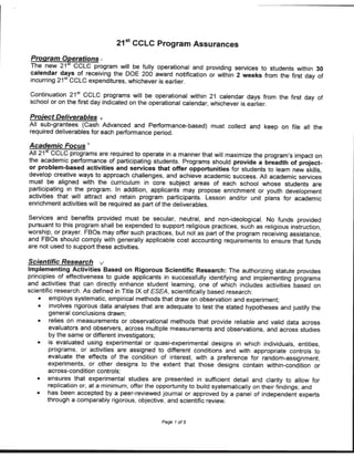 Florida Department of Education Project Award