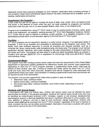 Florida Department of Education Project Award