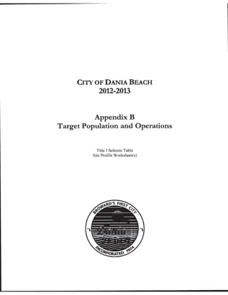 Florida Department of Education Project Award