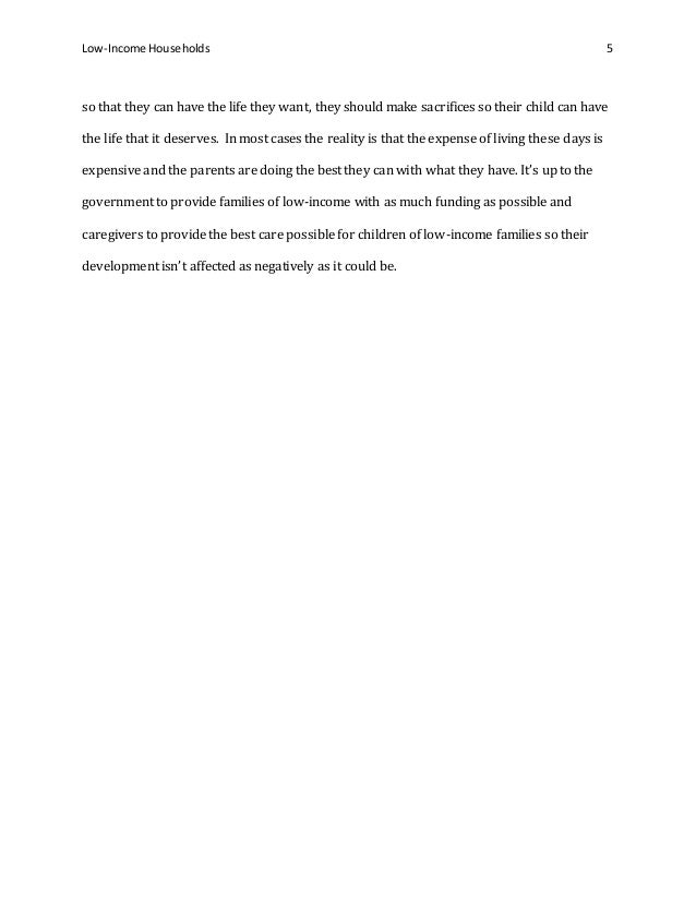 Low-income students essay picture
