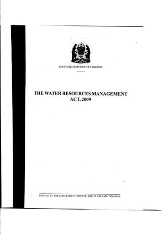 the_water_resources_management_act