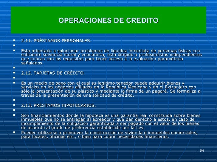 banco mercantil creditos personales requisitos