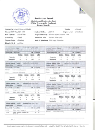 graduation certificate