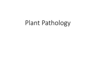 Plant Pathology
 