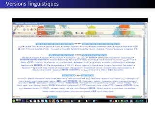 Versions linguistiques
 