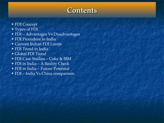 Fdi Presentation