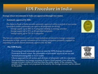 Fdi Presentation