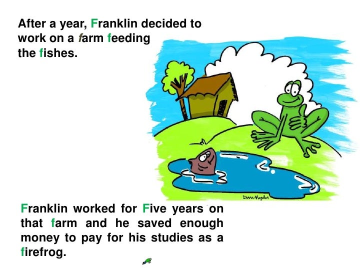 letter f and the story of firefrog letter story