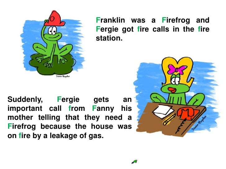 letter f and the story of firefrog letter story