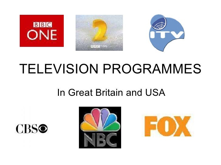 Television programmes Vocabulary