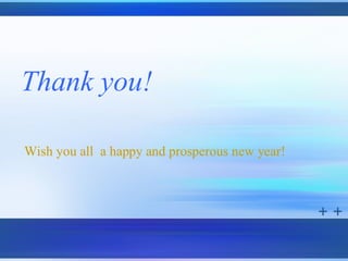 Thank you!

Wish you all a happy and prosperous new year!
 