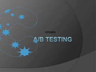 A/B testing 