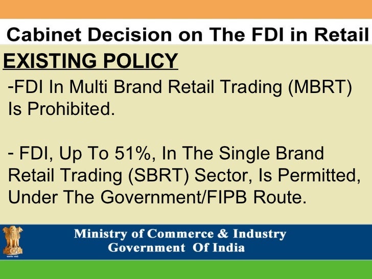 FDI in Retail Information For People