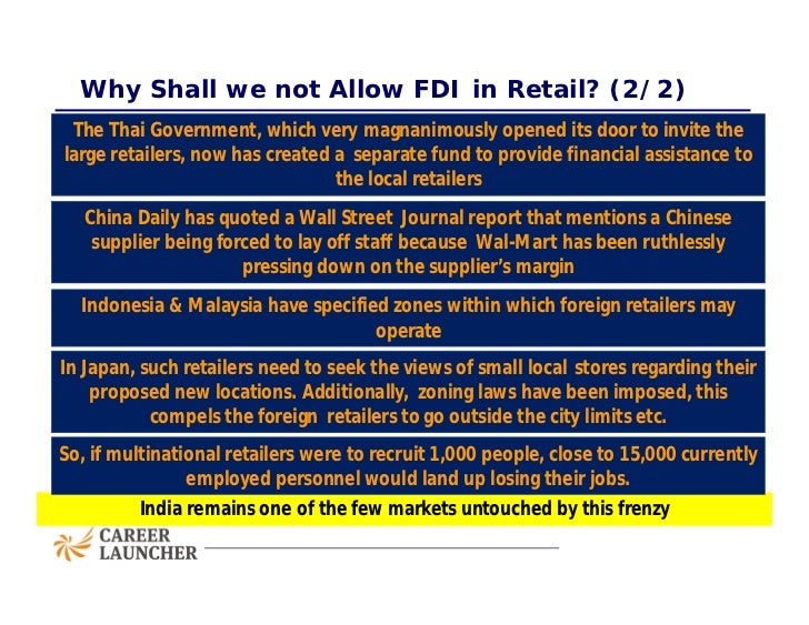 fdi in retail in india Isid discussion notes india’s fdi policy on e‐commerce: some observations 5 amazon’s investment in retail venture15 in august 2014, amazon and catamaran management services private limited (cms. fdi in retail in india Isid discussion notes india’s fdi policy on e‐commerce: some observations 5 amazon’s investment in retail venture15 in august 2014, amazon and catamaran management services private limited (cms.