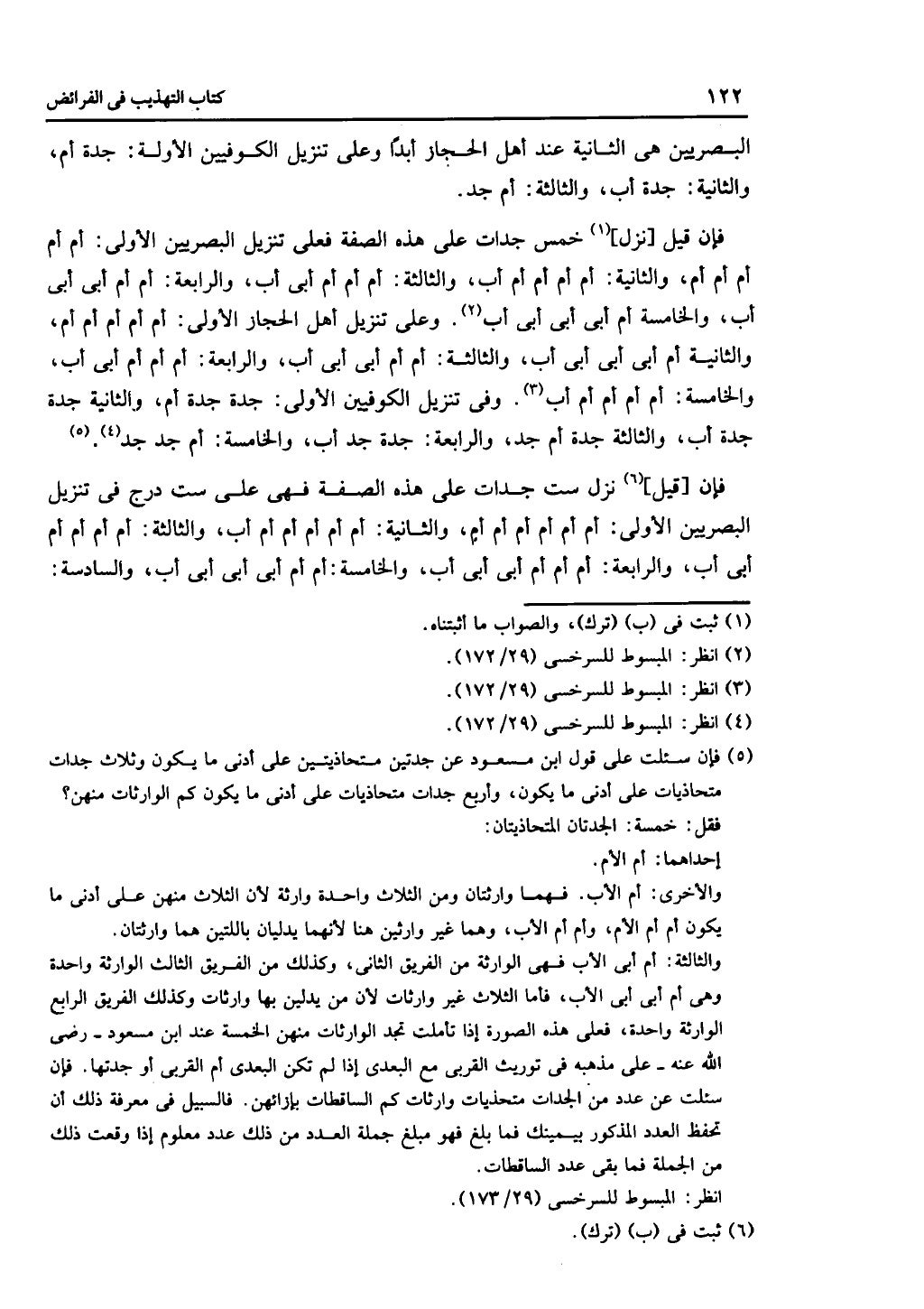 كتاب التهذيب في الفرائض