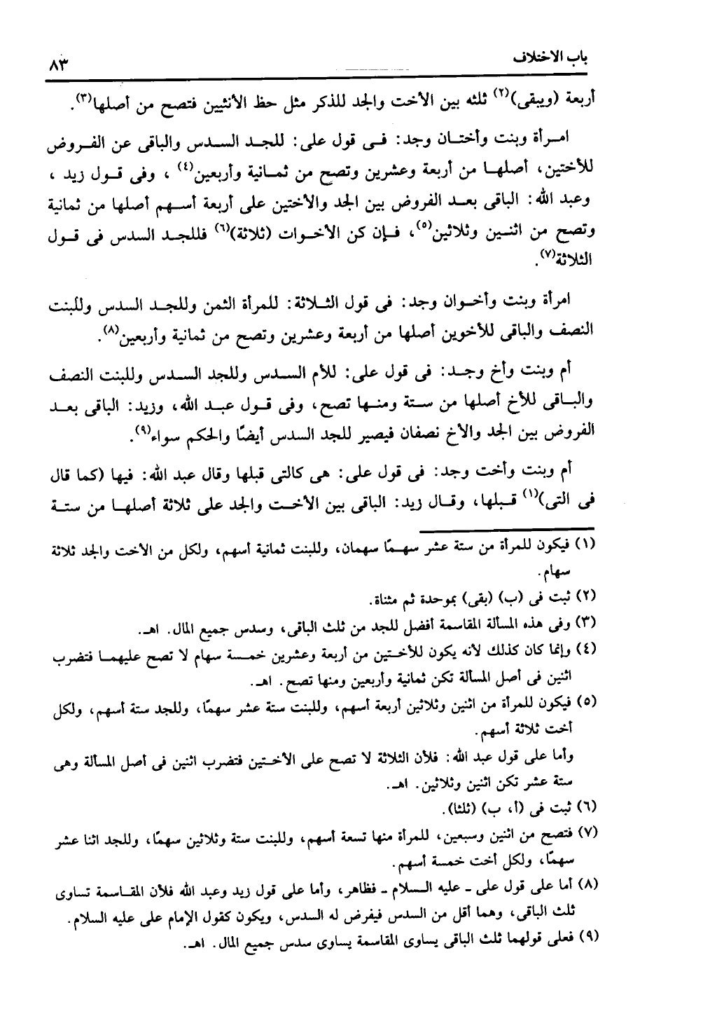 كتاب التهذيب في الفرائض