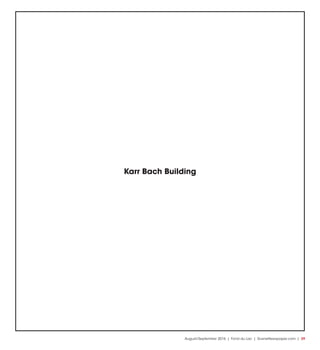 August/September 2016 | Fond du Lac | SceneNewspaper.com | 39
Karr Bach Building
 