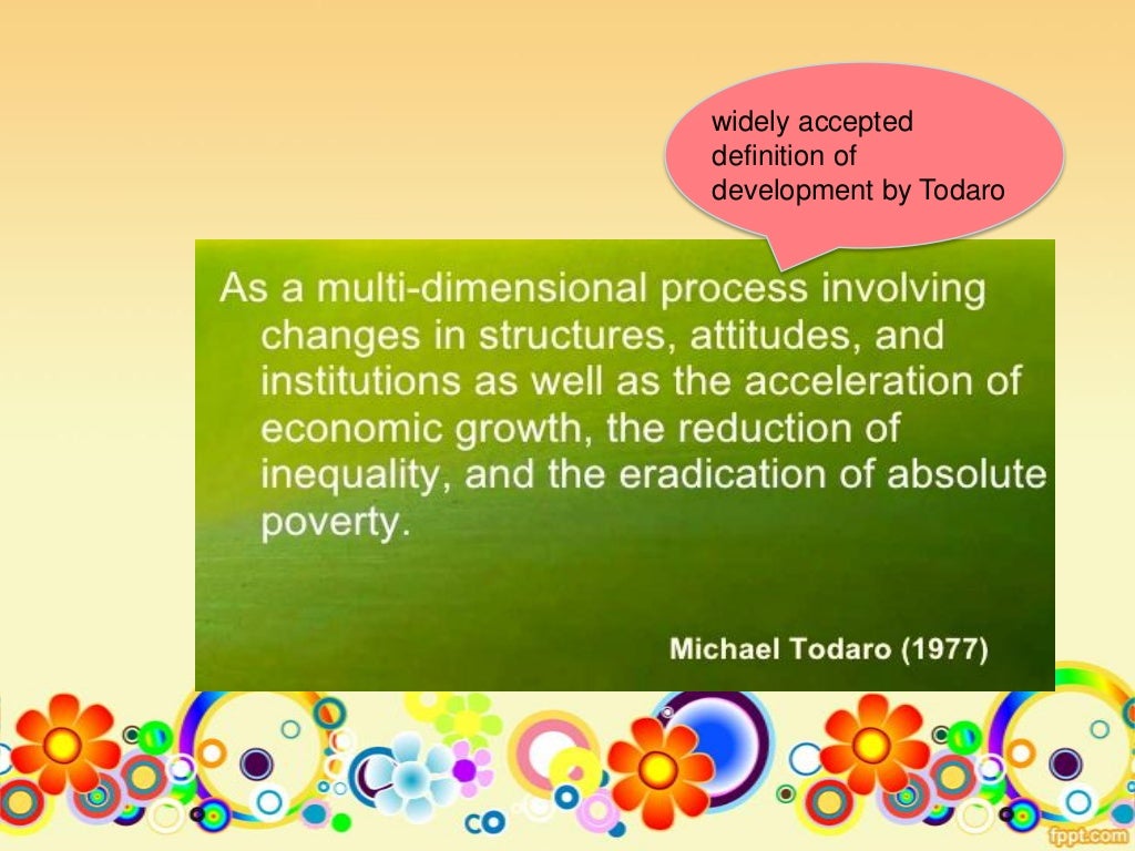 The Nature And Meaning Of Development By APS