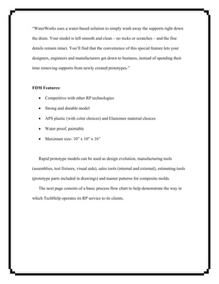 Fdm Rapid Prototyping