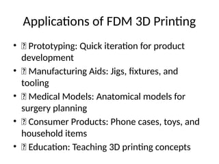 Fdm Development Comprehensive Guide to FDM 3D Printing: Materials, Process, and ...