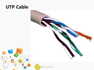 UTP Cable
Department of CE/IT
 