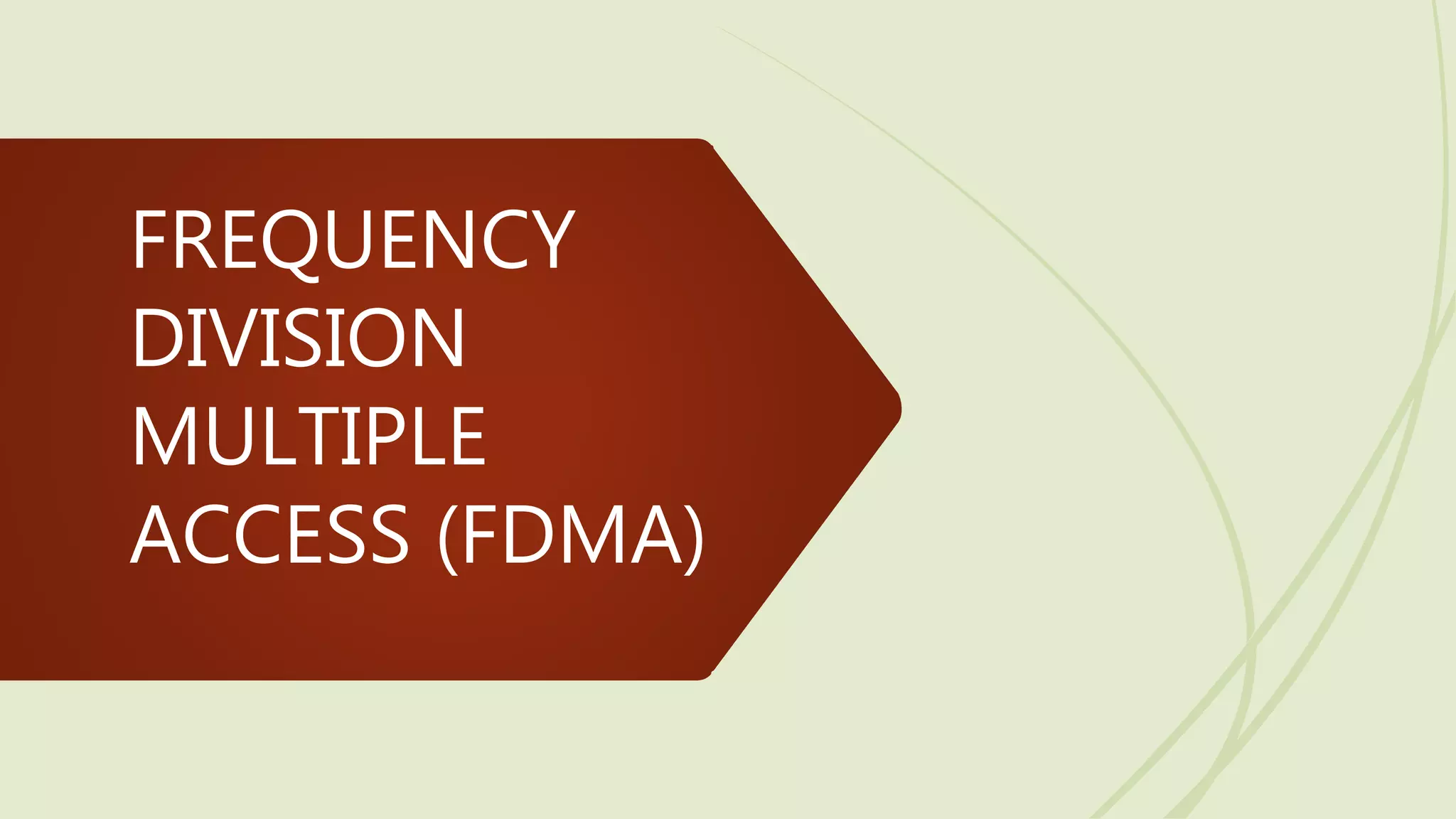 TDMA, FDMA, and CDMA | PPT