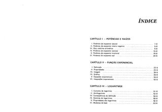 Fundamentos da Matematica Elementar 2 logaritmos