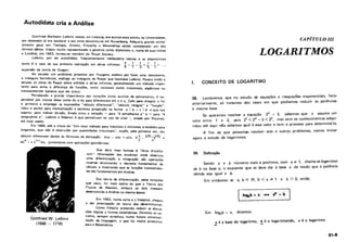 Fundamentos da Matematica Elementar 2 logaritmos