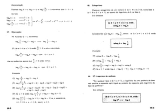 Fundamentos da Matematica Elementar 2 logaritmos