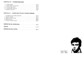 Fundamentos da Matematica Elementar 6 complexos, polinômios, equações
