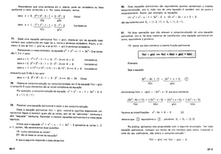 Fundamentos da Matematica Elementar 6 complexos, polinômios, equações