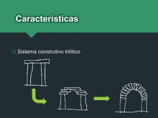 Características
 Sistema construtivo trilítico
 