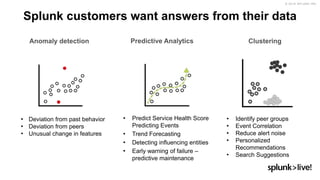 Get More From Your Data with Splunk AI + ML | PPTX