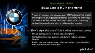 Get More From Your Data with Splunk AI + ML | PPTX