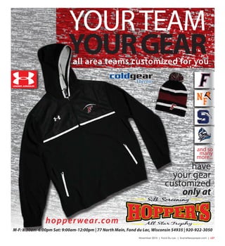 November 2015 | Fond Du Lac | SceneNewspaper.com | L27
 