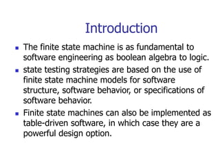 Fdocuments.in chapter 11-states-state-graphs-and-transition-testing | PPT