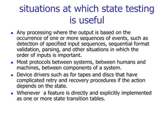Fdocuments.in chapter 11-states-state-graphs-and-transition-testing | PPT