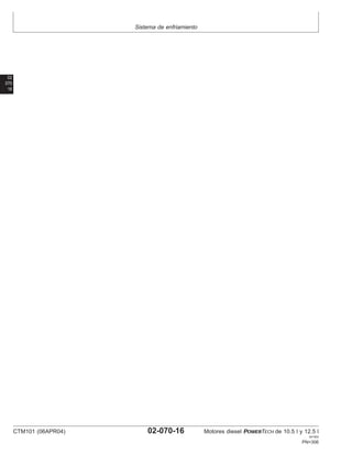 Sistema de enfriamiento
02
070
16
CTM101 (06APR04) 02-070-16 Motores diesel POWERTECH de 10.5 l y 12.5 l
041904
PN=306
 