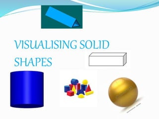 VISUALISING SOLID
SHAPES
 