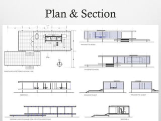 Plan & Section
 