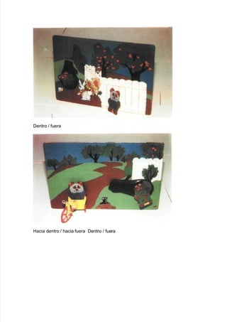 Dentro > $uera
Hacia dentro > <acia $uera Dentro > $uera
 