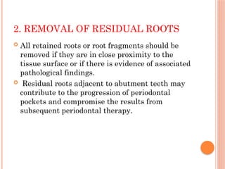 Retained Roots's Extraction fdocuments.in_preparation-of-mouth-for-removable-partial-dentures.pptx
