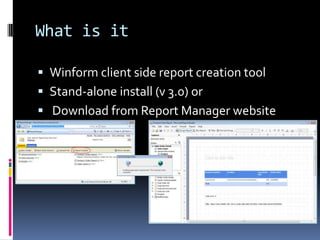 Introduction to SSRS Report Builder | PPTX