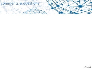 comments & questions




                       Chrissi
 