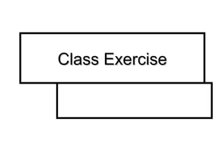 Class ExerciseClass Exercise
 