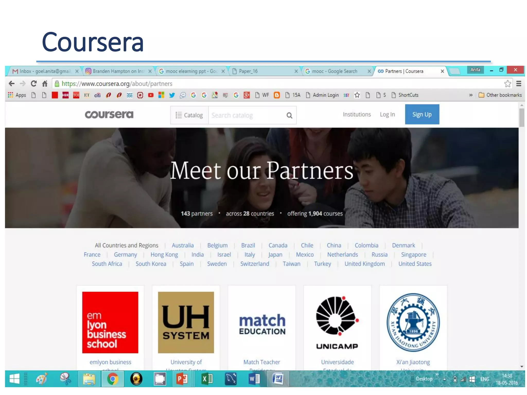 Coursera
8
 