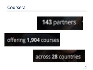 Coursera
9
 