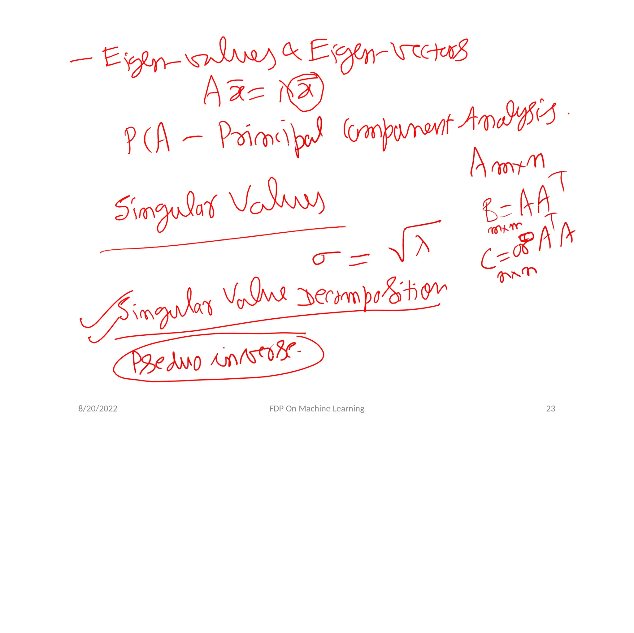 8/20/2022 FDP On Machine Learning 23
 